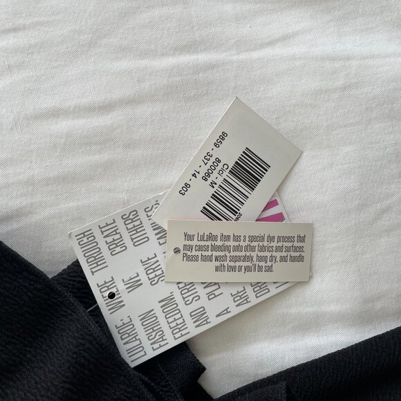 NWT LulaRoe Black Off-Shoulder Dress (sz M) - Picture 7 of 7